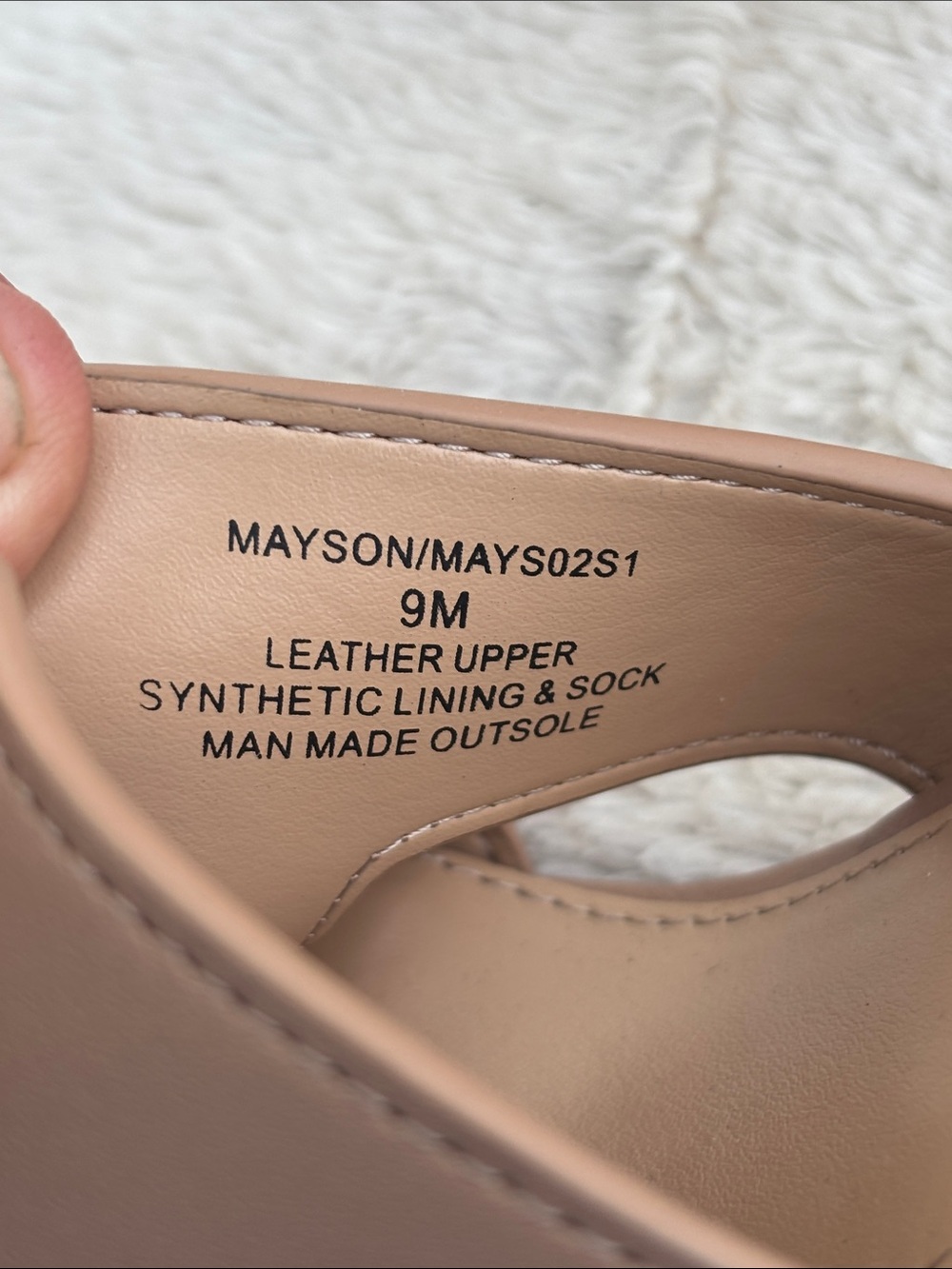 Steve Madden Tan Slip-On Wedge Mules - Picture 4 of 5